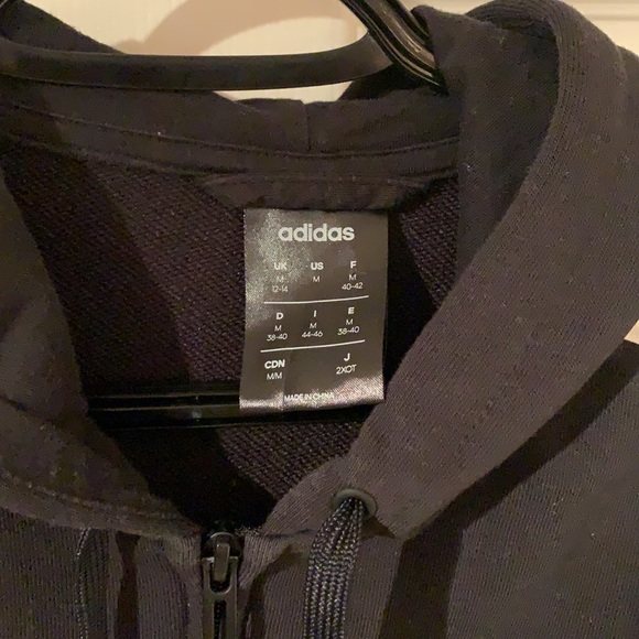 COPY - ADIDAS Essentials 3-Stripe Full Zip Hoodie - Picture 3 of 5